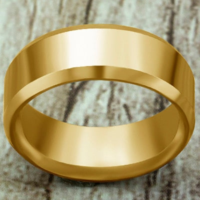 8mm Stainless Steel Ring