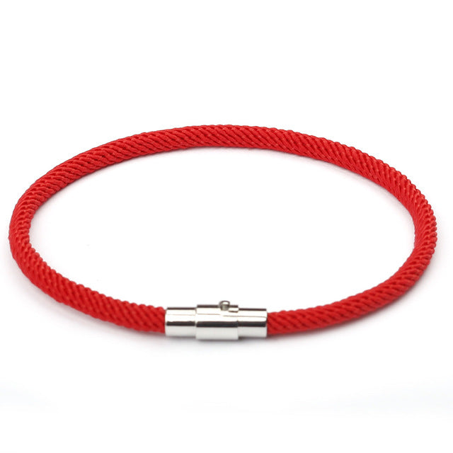 Personalized Color Nylon Magnet Clasp Dating Men's and Women's ID Bracelets Banquet Daily Bracelet - Shopeasywear