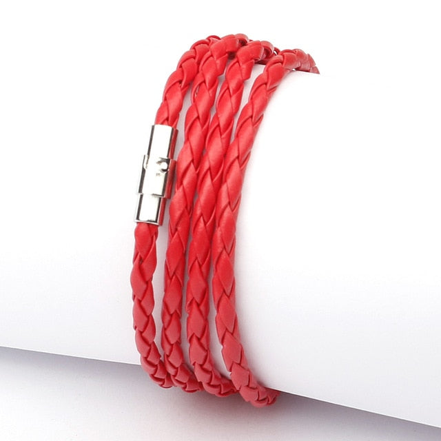 Personalized Color Nylon Magnet Clasp Dating Men's and Women's ID Bracelets Banquet Daily Bracelet - Shopeasywear