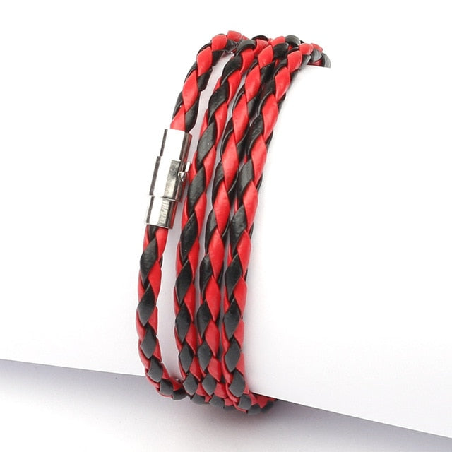 Personalized Color Nylon Magnet Clasp Dating Men's and Women's ID Bracelets Banquet Daily Bracelet - Shopeasywear
