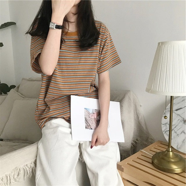 Fashion Crop Top T-shirt for Women