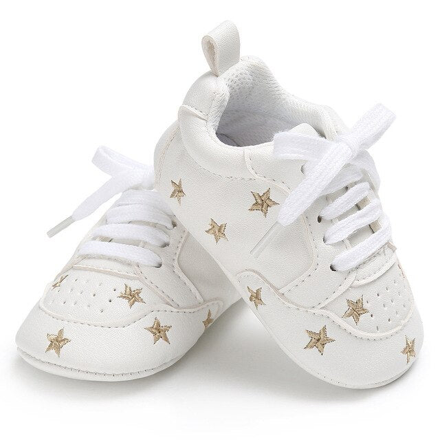 Newborn Print Heart Star Baby Sneaker - Jeglowstore