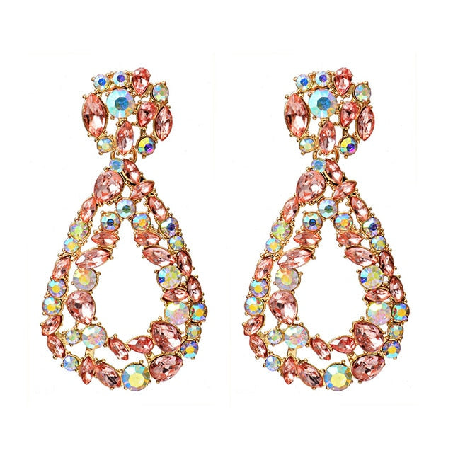 Hollowed-out Hanging Colorful Crystals - Shopeasywear