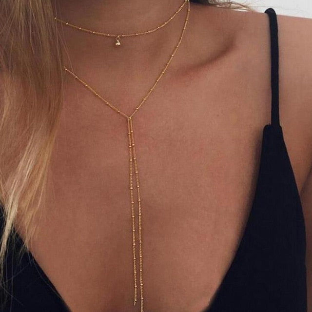 Gold Color Star Pendant - Shopeasywear