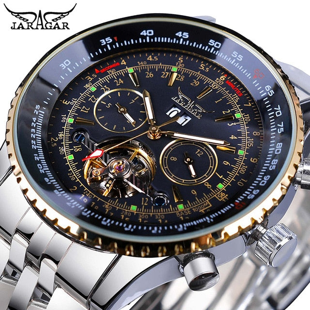 Flying Series Golden Mens Watch - Shopeasywear
