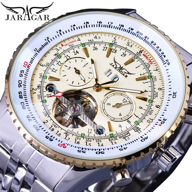Flying Series Golden Mens Watch - Shopeasywear