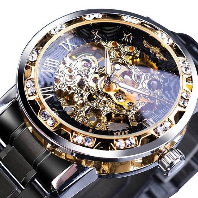Flying Series Golden Mens Watch - Shopeasywear