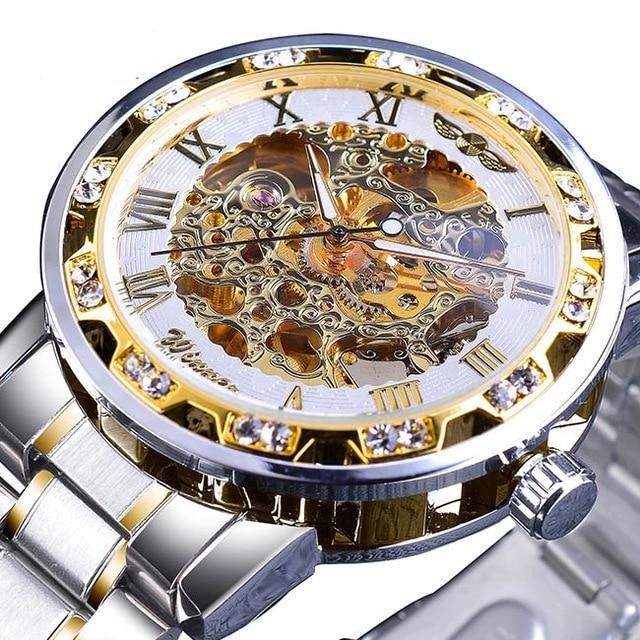 Flying Series Golden Mens Watch - Shopeasywear