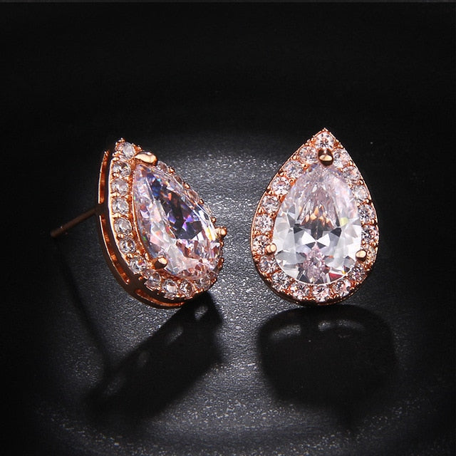 Water Drop Wedding Jewelry Sets