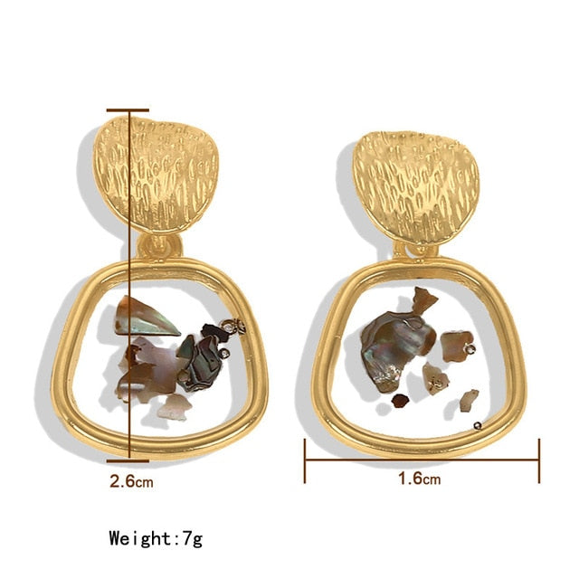 Acrylic Acetate Drop Earrings - Shopeasywear
