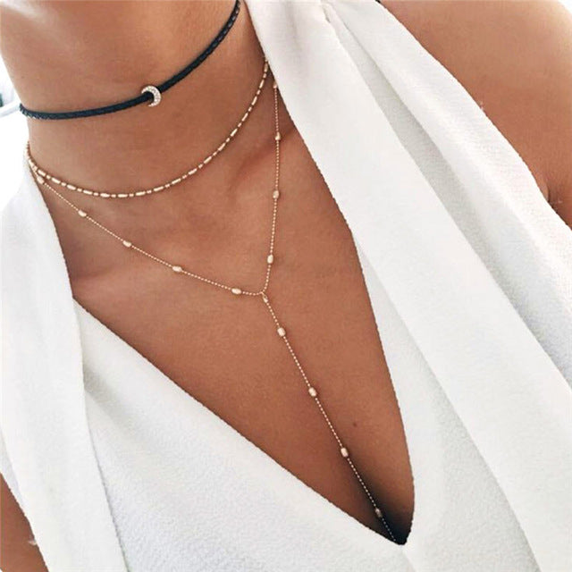 Shell Rose Pendant Necklace - Shopeasywear