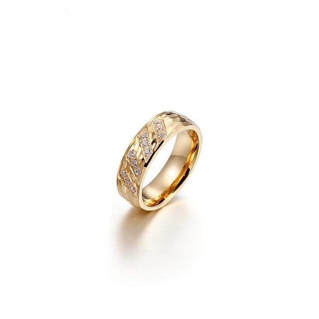 Gold Finger Engagement Rings