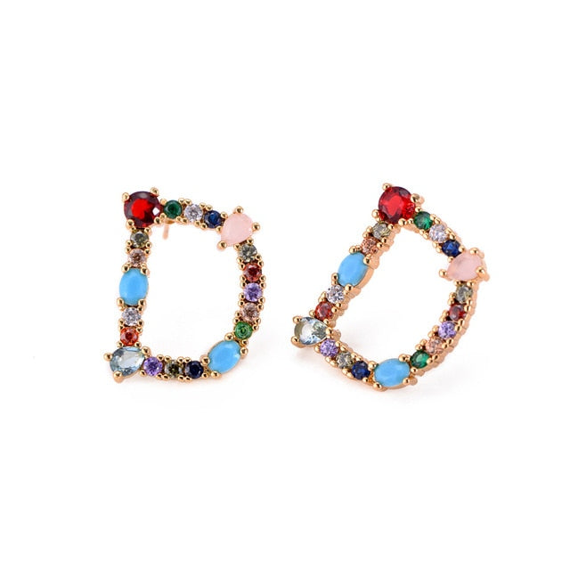 2 pcs CZ stud earring - Shopeasywear