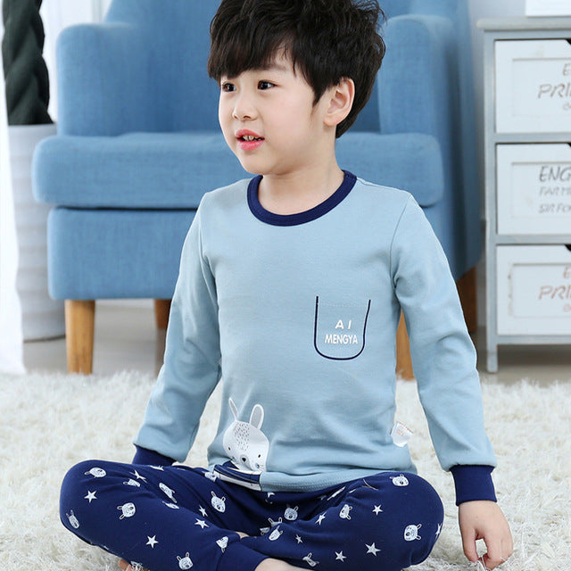 New Winter Cotton Kids Pajamas