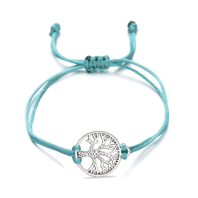 Silver Color Life Tree Charm Bracelets - Shopeasywear