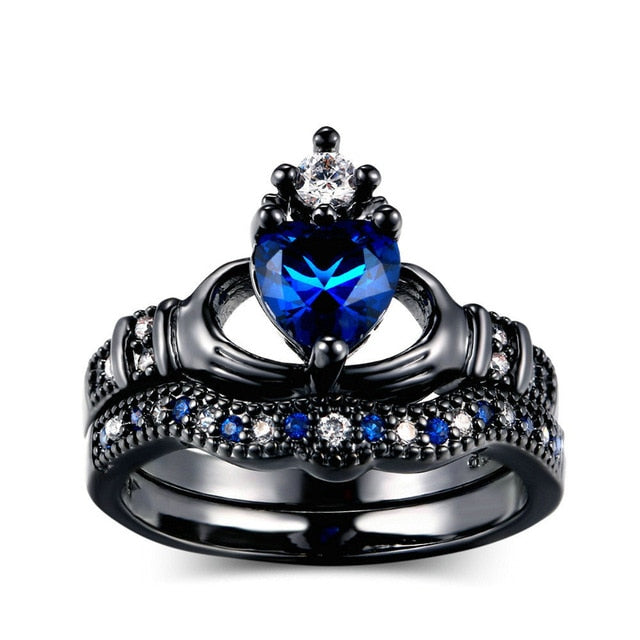 Love Heart Charm Finger Ring - Shopeasywear
