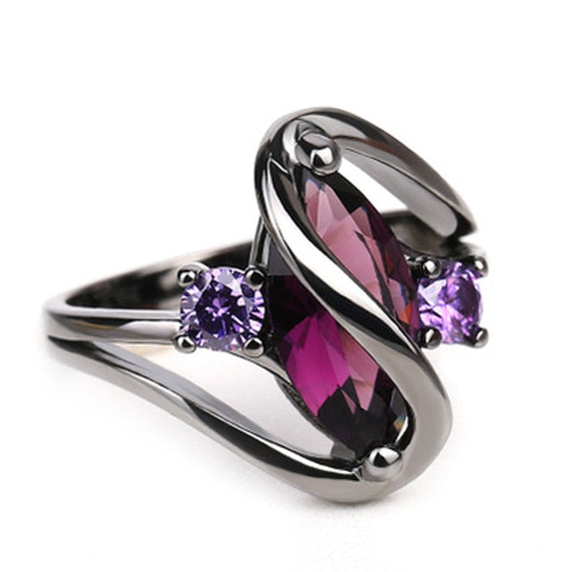 Love Heart Charm Finger Ring - Shopeasywear