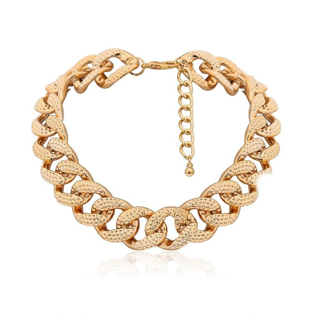 Punk Cuban Choker Necklace - Shopeasywear