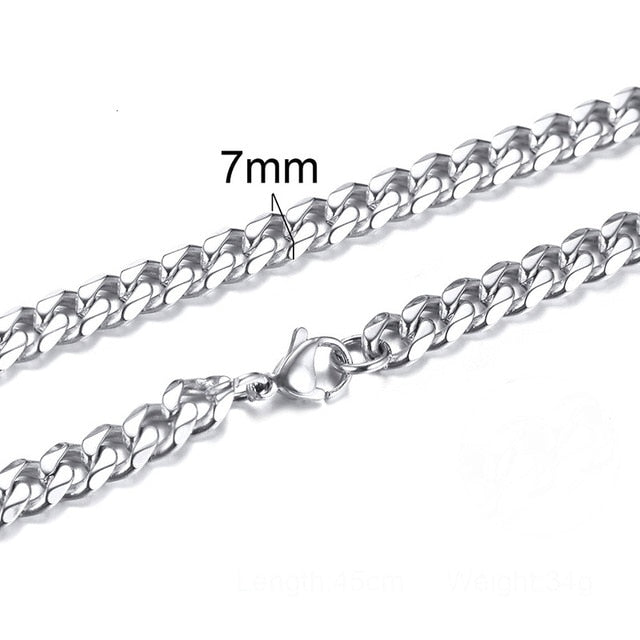 STEEL NECKLACE FOR MEN JEWELRY - Shopeasywear