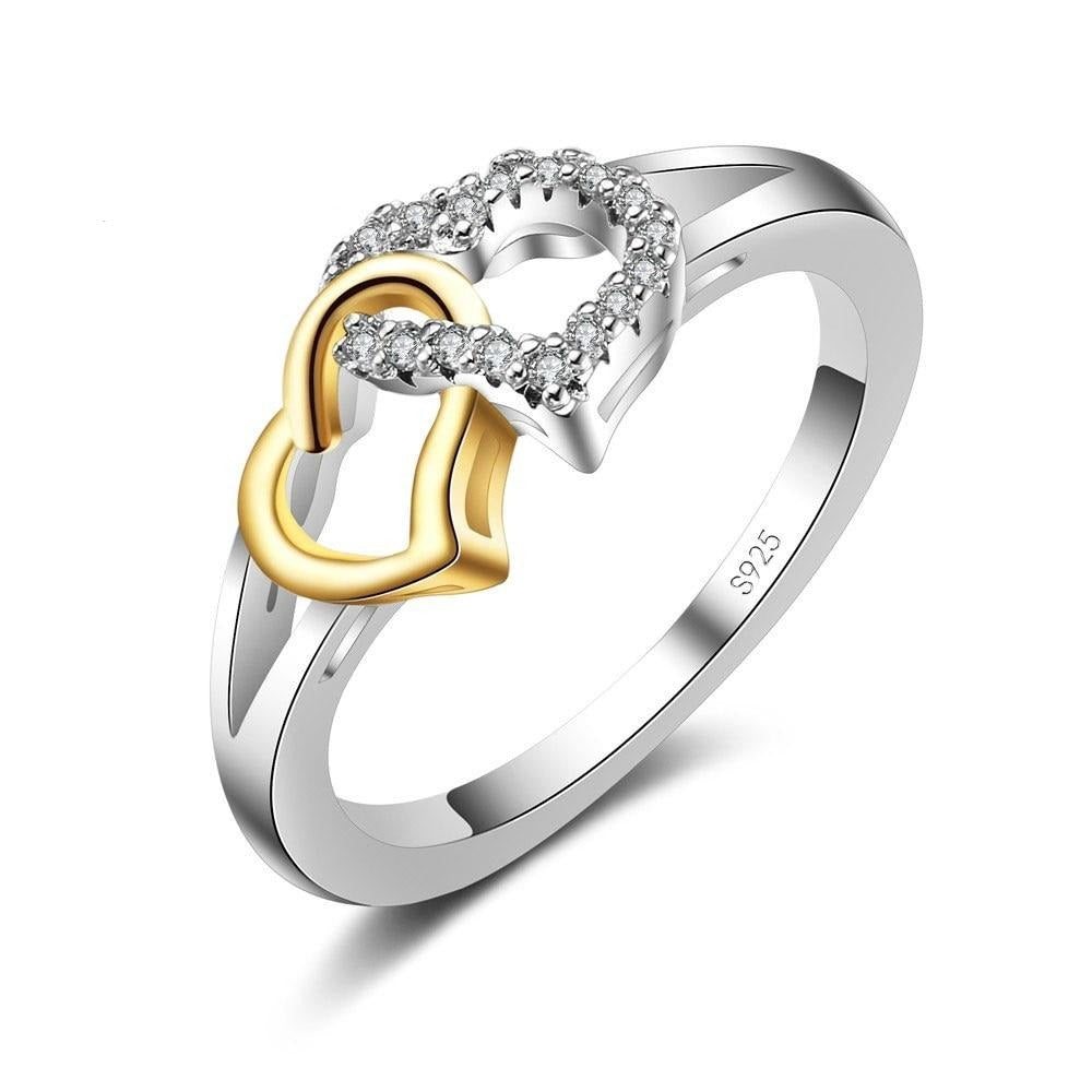 Heart Shaped Wedding Rings