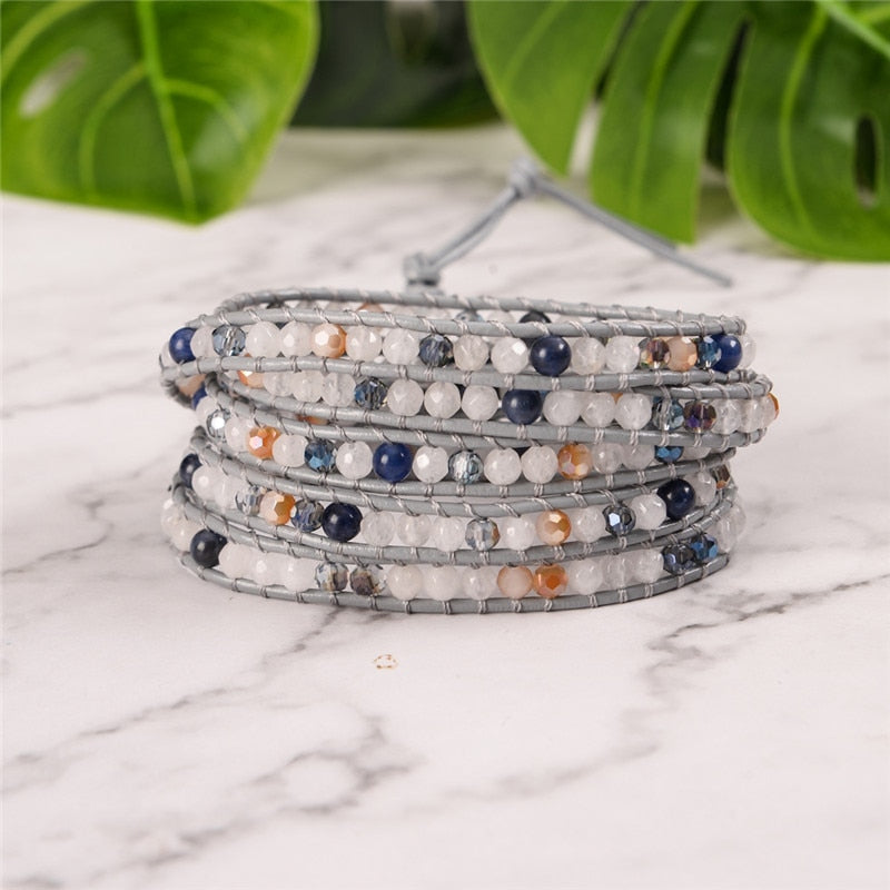 Women Boho Natural Stone Bracelet - Shopeasywear