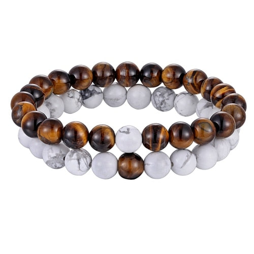 7 Style Couples Distance Bracelet - Shopeasywear