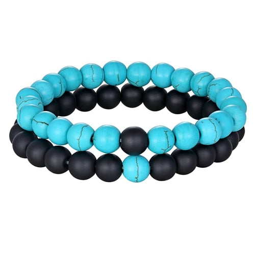 7 Style Couples Distance Bracelet - Shopeasywear