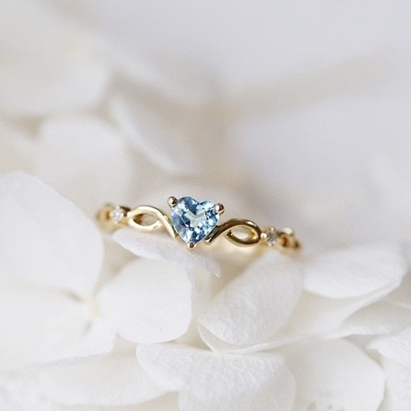 New Trendy Crystal Engagement Rings For Women - Shopeasywear
