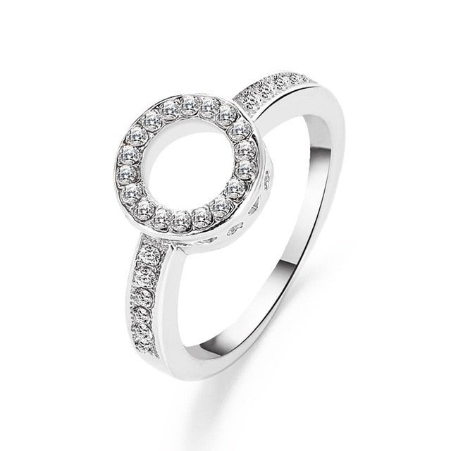 New Trendy Crystal Engagement Rings For Women - Shopeasywear
