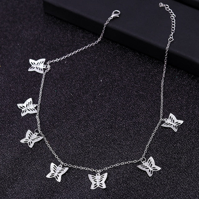 Gold Silver Color Chain Necklaces - Shopeasywear