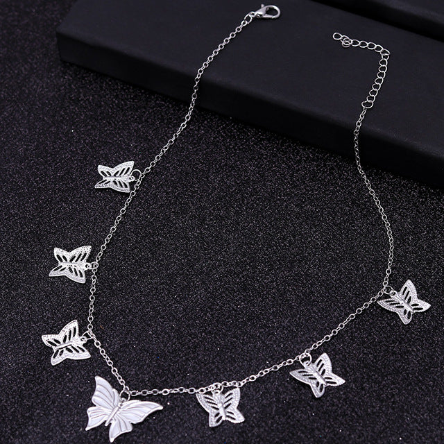 Gold Silver Color Chain Necklaces - Shopeasywear