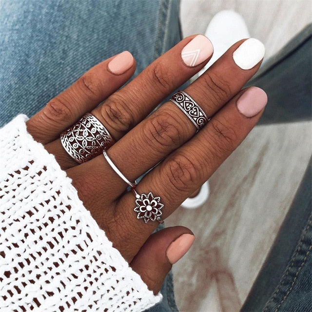 15 Pcs/set Ring Set For Women - Shopeasywear