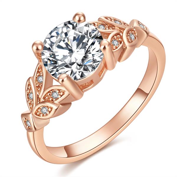 Women Leaf Engagement Rings - Shopeasywear