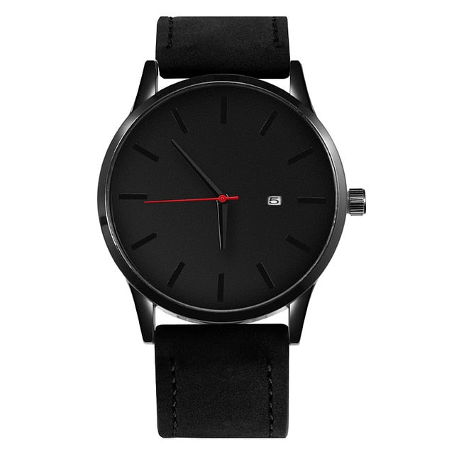 2019 Men Quartz Watch Relogio Masculino Military Sport Wristwatch Leather Strap Mens Reloj Complete Calendar Watches Homme Saati - Shopeasywear