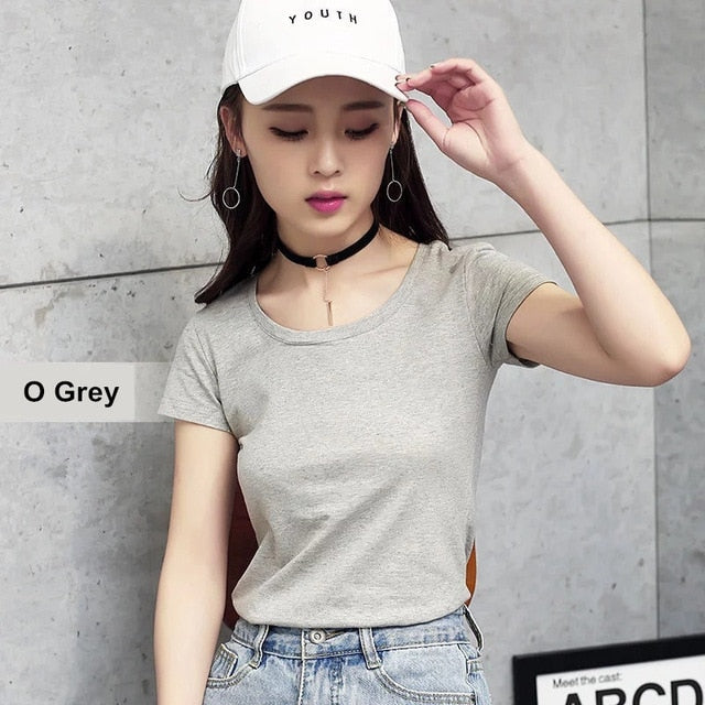 Brand New Womens Pure Cotton T-Shirt