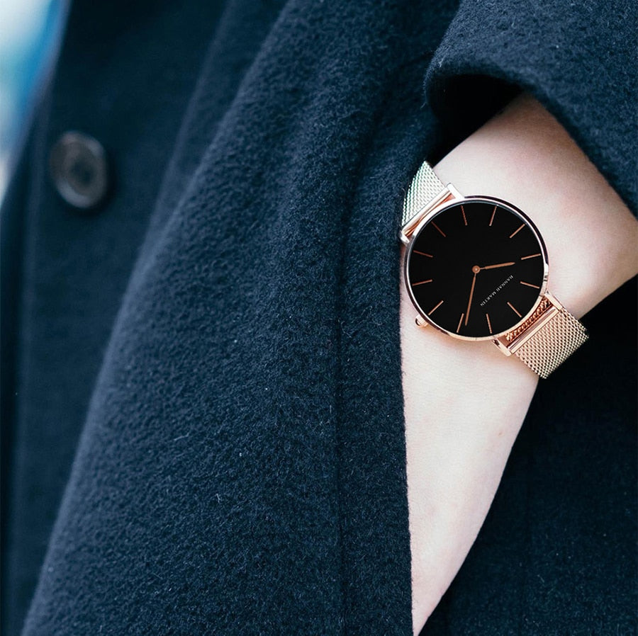 Simple Waterproof Rose Watch - Shopeasywear