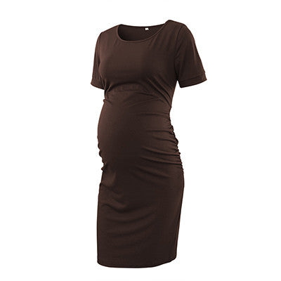 3pcs Women's Side Ruched Maternity Clothes