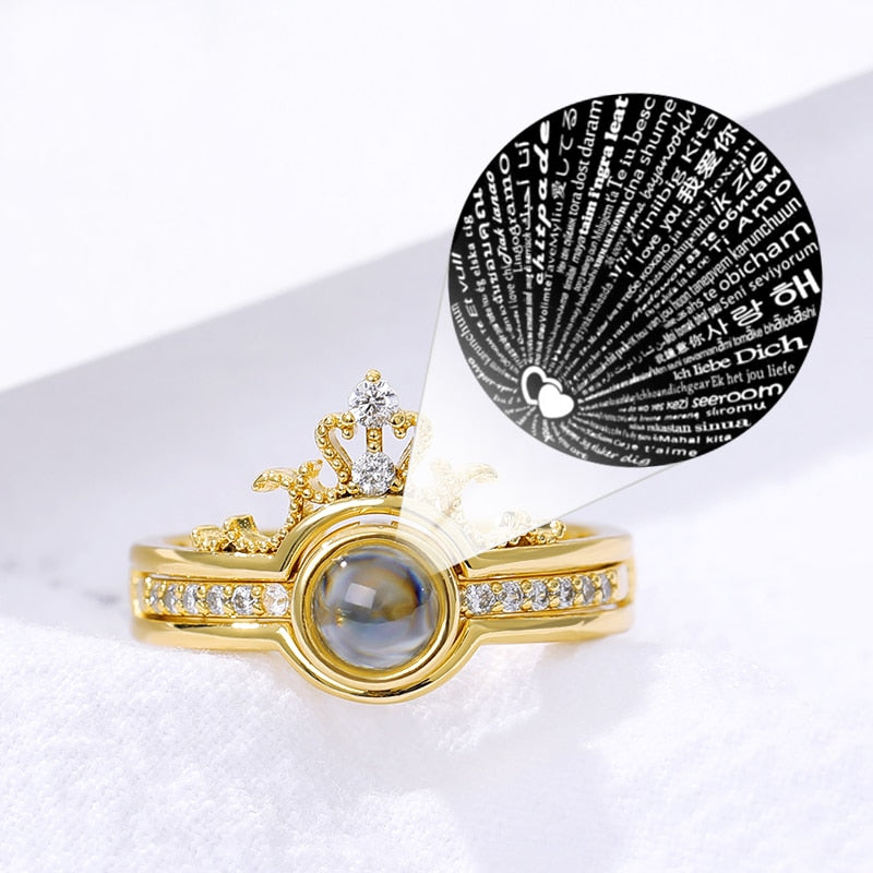 100 Languages I Love You Ring - Jeglow store