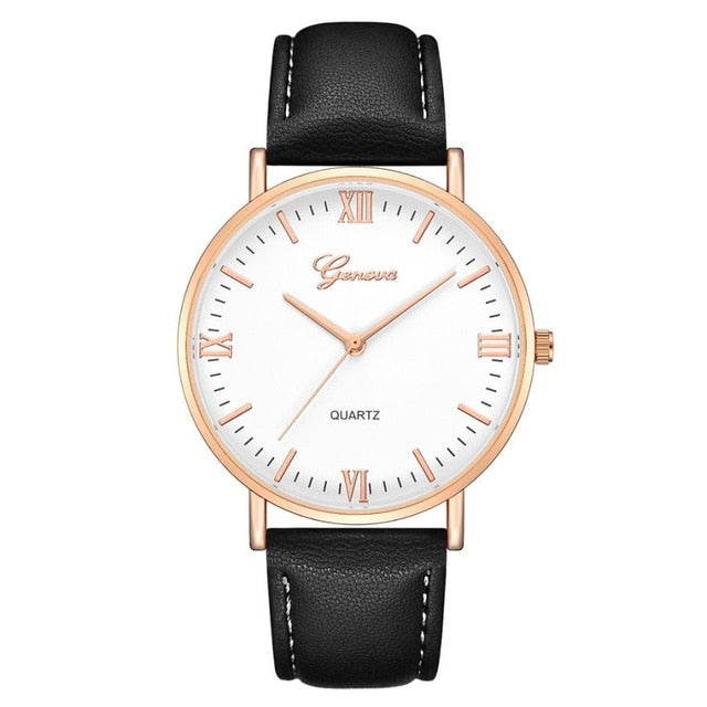 2018 Reloj Fashion Large Dial Military Quartz Men Watch Leather Sport Watches Classic Clock Wristwatch Relogio Masculino #D - Shopeasywear