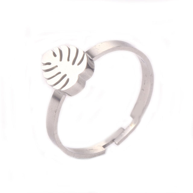 Clover Feather lightning Heart Rings For Women - Shopeasywear