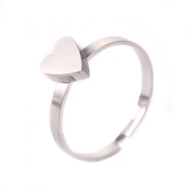 Clover Feather lightning Heart Rings For Women - Shopeasywear