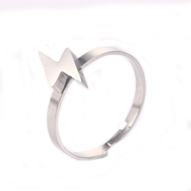 Clover Feather lightning Heart Rings For Women - Shopeasywear
