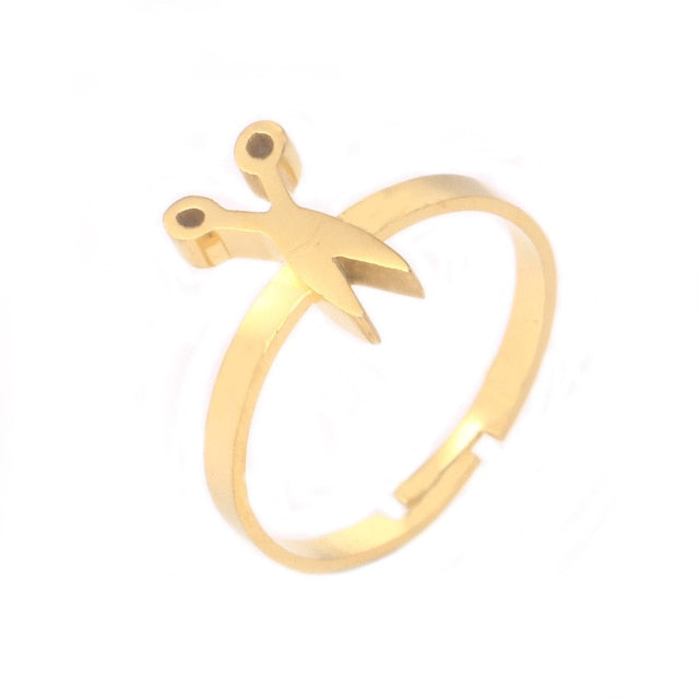 Clover Feather lightning Heart Rings For Women - Shopeasywear
