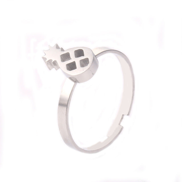 Clover Feather lightning Heart Rings For Women - Shopeasywear