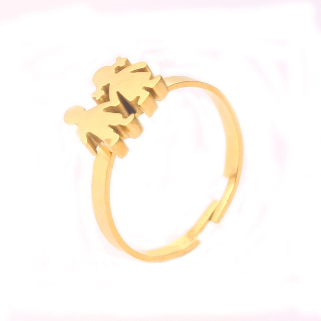 Clover Feather lightning Heart Rings For Women - Shopeasywear