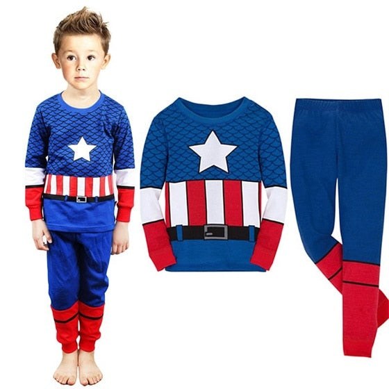 Superhero Spider man Pajamas Set