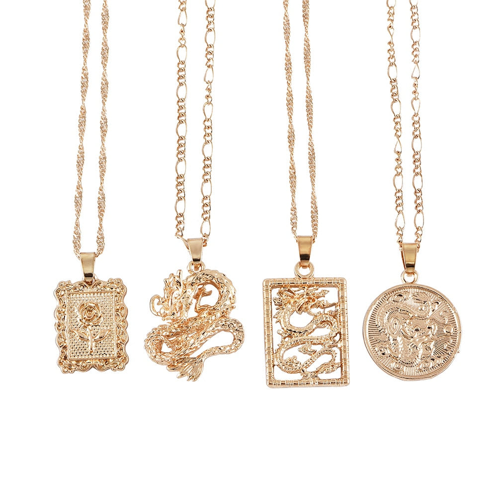 Dragon Pendant Necklaces for Women - Shopeasywear