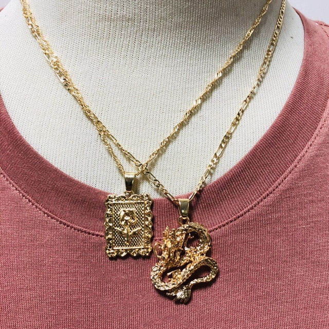 Dragon Pendant Necklaces for Women - Shopeasywear