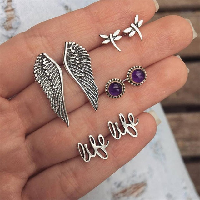 12 Pairs/Set Simulated Pearl Earrings For Women - Jeglow store