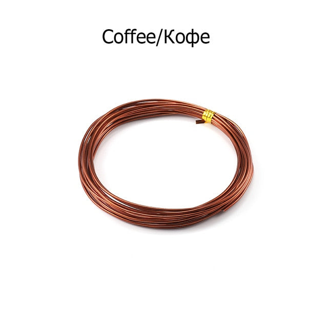 2-10M/Roll Soft Anadized Metal Aluminum Wire - Shopeasywear